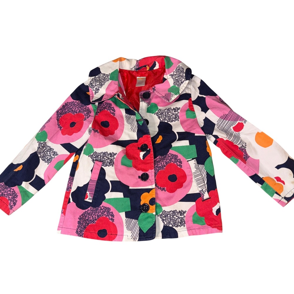 Vintage Gymboree Girls Floral Cotton Jacket Wildflower Fields collection small
